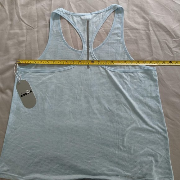 Diadora Workout Top NWT XL light sky blue - Picture 6 of 9